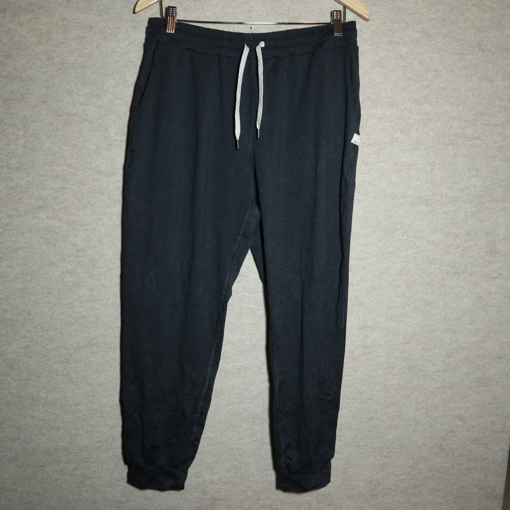 Vuori Ponto Performance Joggers Mens Large Black Heather Sweatpants Athleisure
